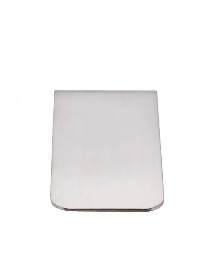Cudworth Brushed Rhodium Plated Money Clip in Silver