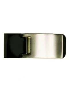 Cudworth Brushed Rhodium Plated Money Clip in Silver