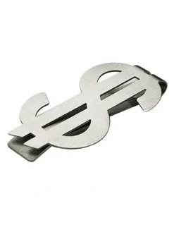 Cudworth Brushed Stainless Steel Money Clip in Silver