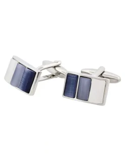 Cudworth Cat's eye Cufflinks multi grey