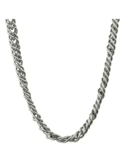 Cudworth Chunky Stainless Steel Chain 50cm in Silver
