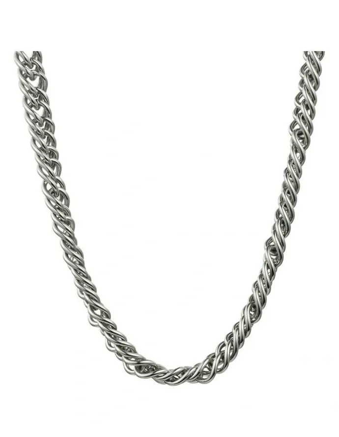 Cudworth Chunky Stainless Steel Chain 50cm in Silver