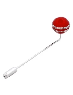 Cudworth Cricket Ball Lapel Pin