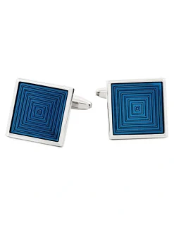 Cudworth Enamel Cufflinks in Blue