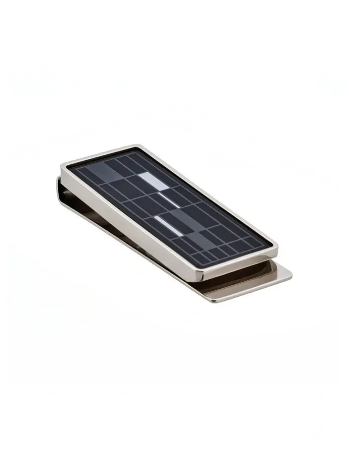 Cudworth Enamel Patterned Money Clip in Black/White