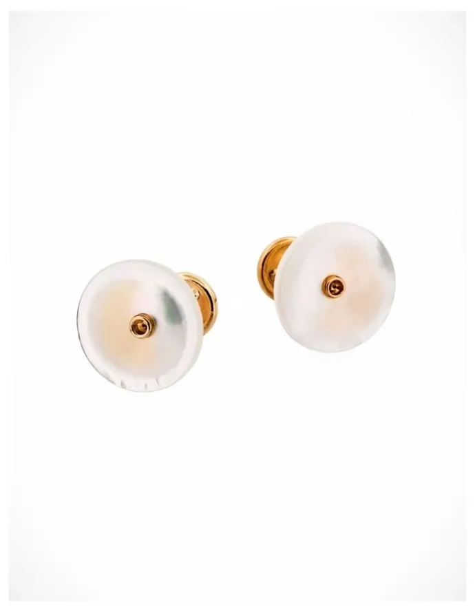 Cudworth Front Shirt Studs (PACK OF 4) in Silver