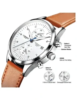 Cudworth Heritage Chronograph Watch in Multi
