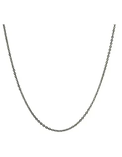 Cudworth Ip Stainless Steel Bolo Chain in Black