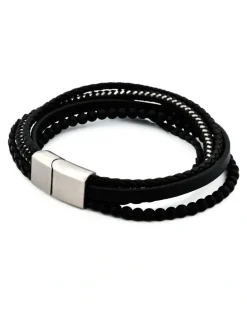 Cudworth Multi Strand Bracelet in Black