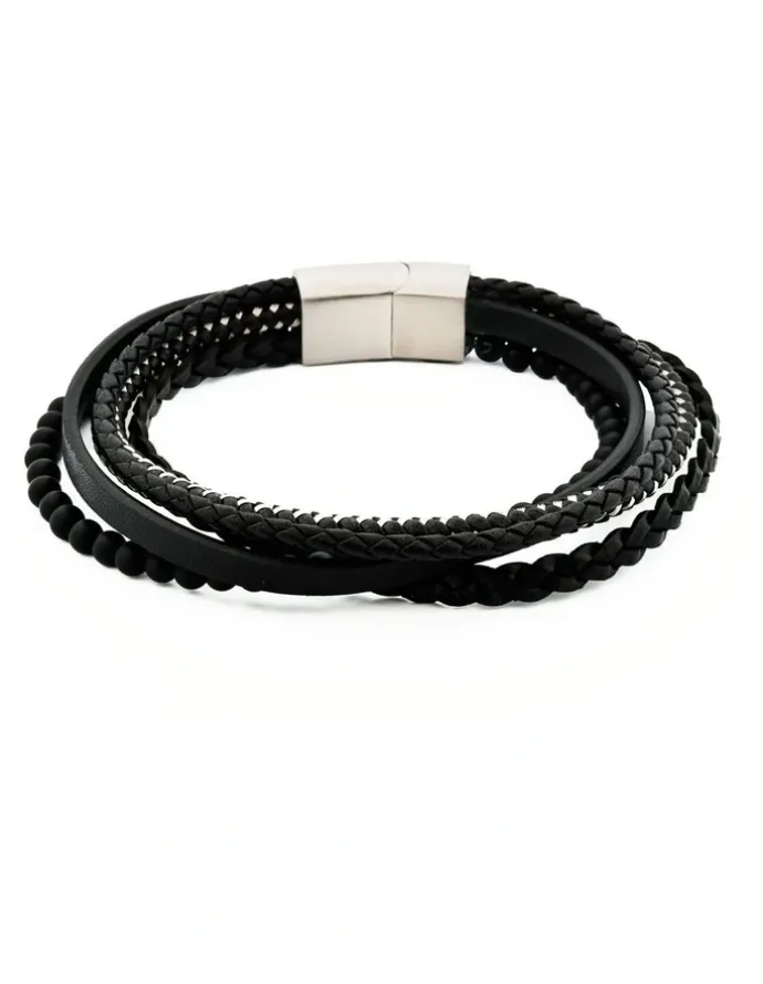 Cudworth Multi Strand Bracelet in Black