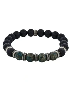 Cudworth Neo Earth Agate Beaded Bracelet in Multi