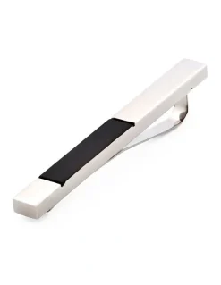 Cudworth Polished Stainless Steel with Brushed Ion Plated Gun Metal Tie Slide
