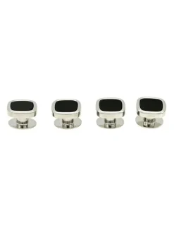 Cudworth Rhod Cushion Shirt Stud Set of 4 in Black