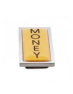 Cudworth Rhodium Plated And Resin Money Clip in Silver