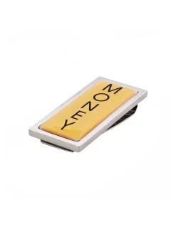 Cudworth Rhodium Plated And Resin Money Clip in Silver