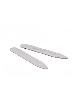 Cudworth Smartset Stainless Steel Collar Stays in Silver