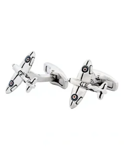 Cudworth Spitfire Cufflinks in Silver