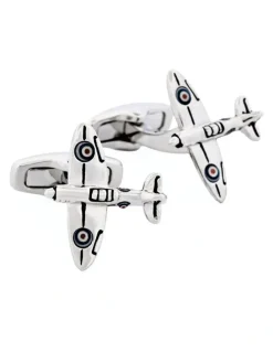 Cudworth Spitfire Cufflinks in Silver