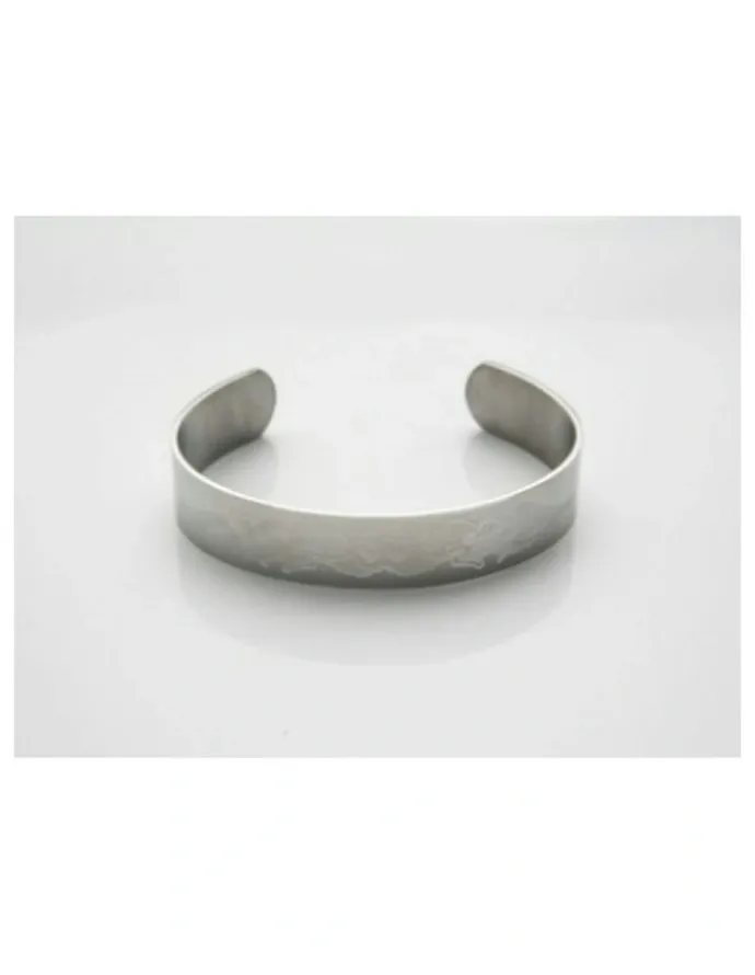 Cudworth Stainless Steel Bangle in Silver