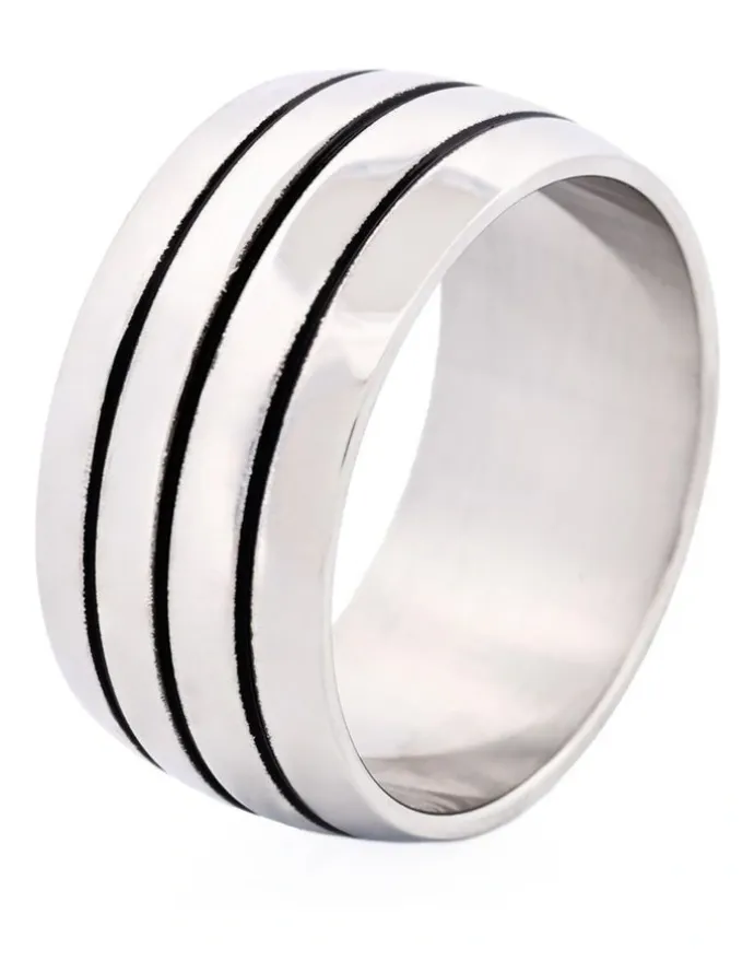 Cudworth Stainless Steel Ring 642-75 in Silver