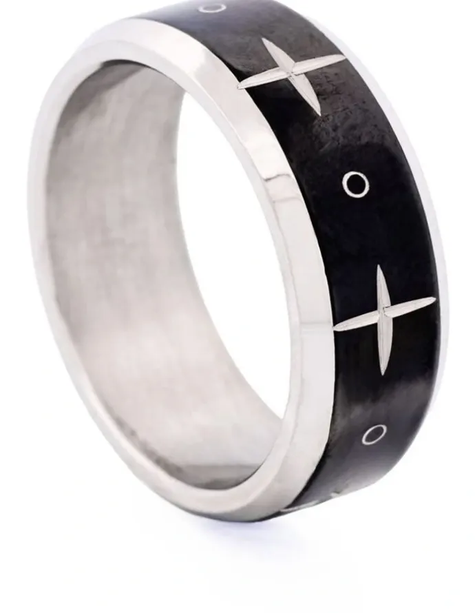 Cudworth Stainless Steel Ring 642-81 in Silver