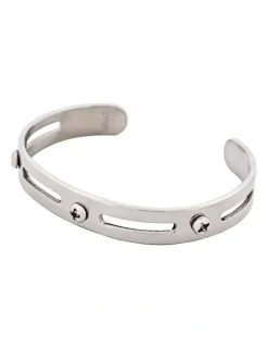 Cudworth Stainless Steel Bangle And Cuff in Silver