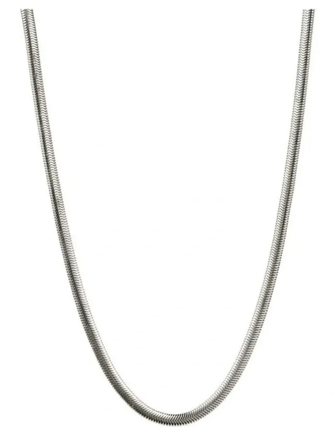 Cudworth Stainless Steel Snake Chain 3 (45cm) in Silver