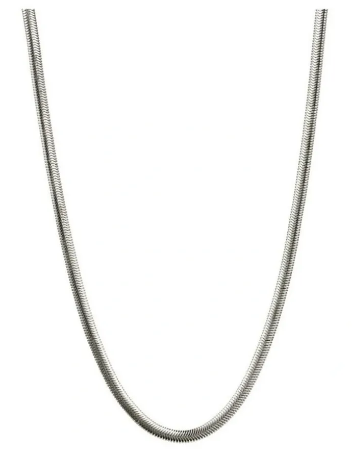 Cudworth Stainless Steel Snake Chain 3 (45cm) in Silver