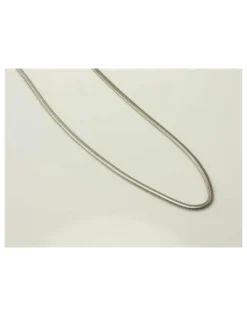 Cudworth Stainless Steel Snake Chain 3 (45cm) in Silver