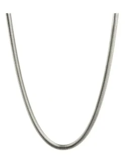 Cudworth Stainless Steel Snake Chain 4 (45cm) in Silver