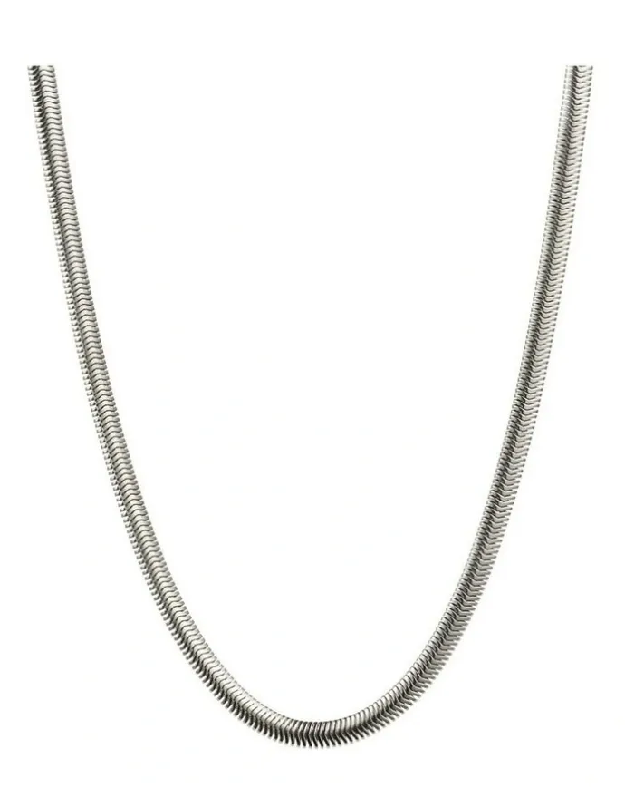 Cudworth Stainless Steel Snake Chain 4 (45cm) in Silver