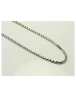 Cudworth Stainless Steel Snake Chain 3.2 (45cm) in Silver