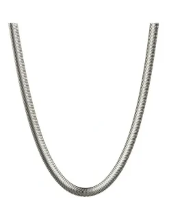 Cudworth Stainless Steel Snake Chain 4 (45cm) in Silver