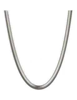 Cudworth Stainless Steel Snake Chain 4 (45cm) in Silver