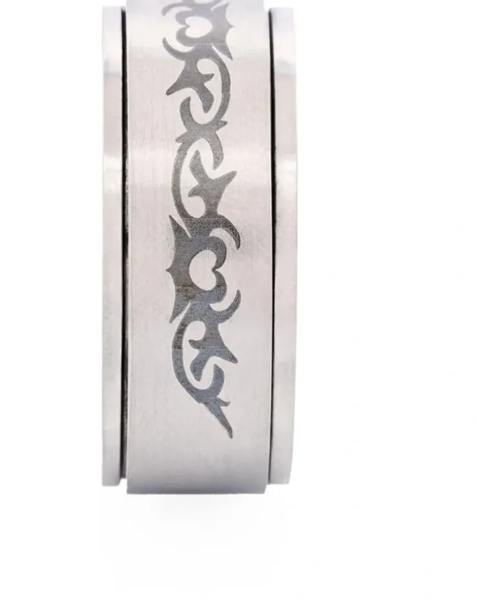 Cudworth Stainless Steel Ring 642-49 in Silver