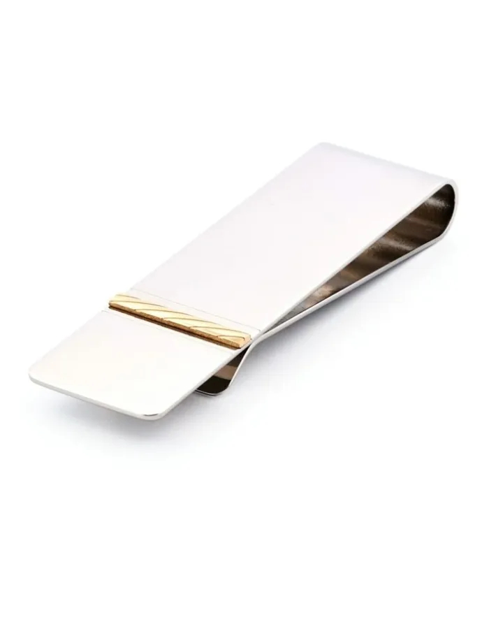 Cudworth Stainless Steel Ion Plated Money Clip in Gold