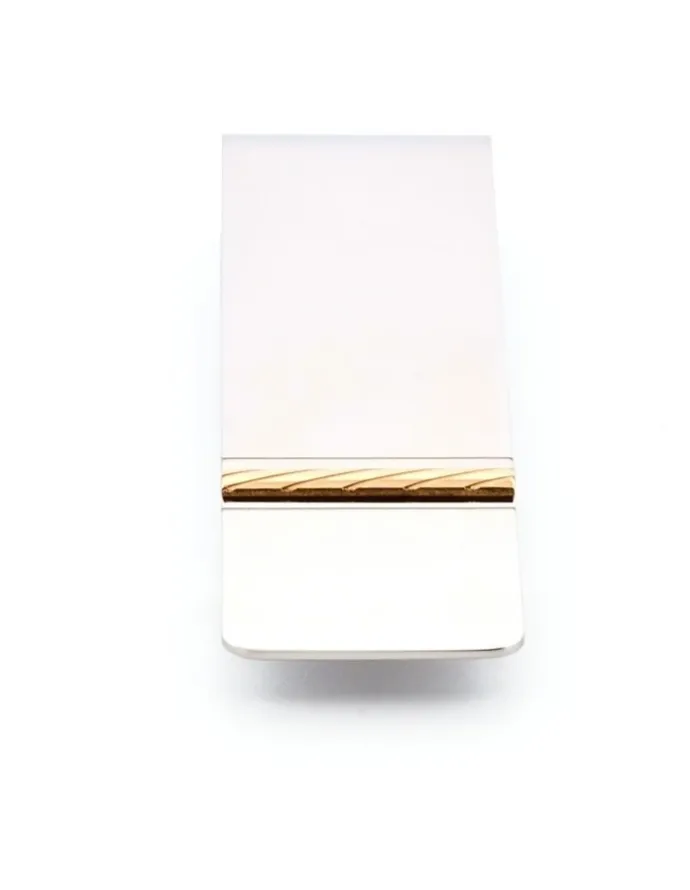 Cudworth Stainless Steel Ion Plated Money Clip in Gold