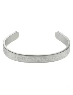 Cudworth Stainless Steel Bangle And Cuff in Silver