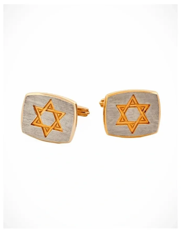 Cudworth Star of David Cufflinks