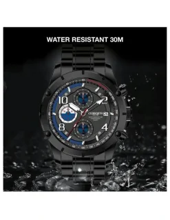 Cudworth Velocity Chronograph Watch in Black