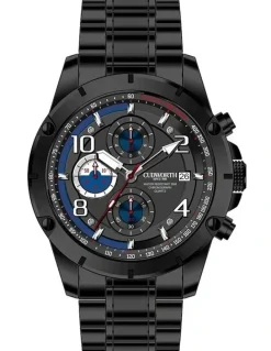 Cudworth Velocity Chronograph Watch in Black