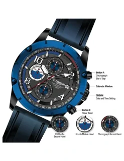 Cudworth Velocity Chronograph Watch in Multi
