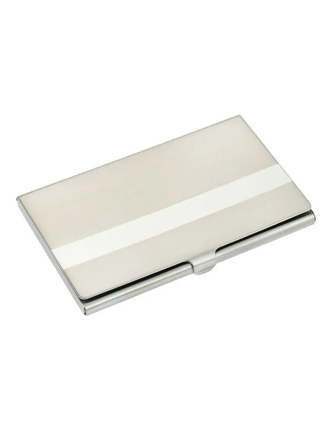 Cudworth Polished Stainless Steel Card Case in Silver