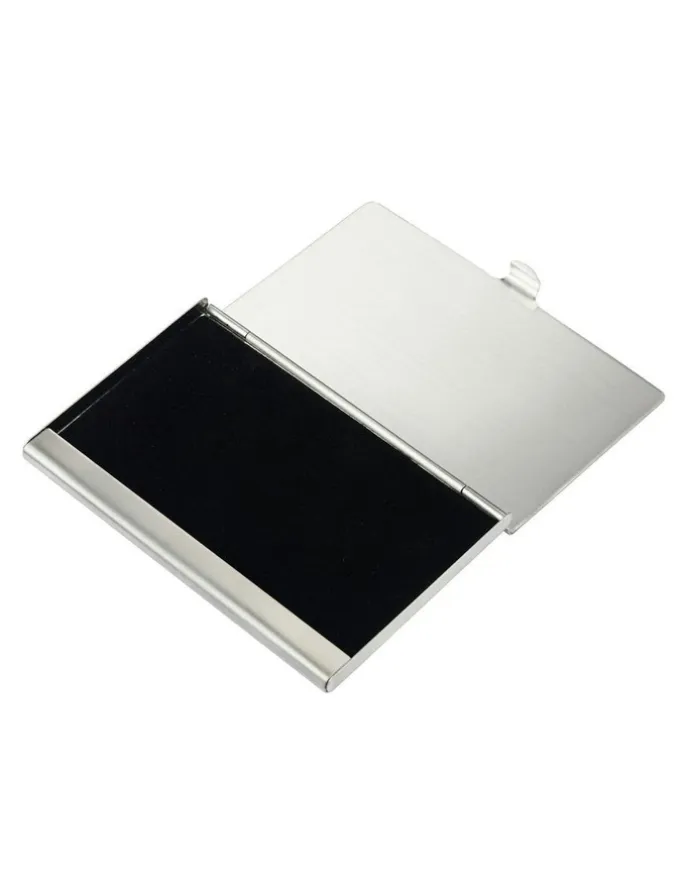 Cudworth Polished Stainless Steel Card Case in Silver
