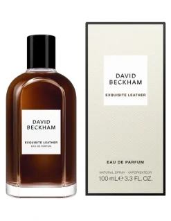 David Beckham Fragrances Collection Exquisite Leather Eau de Parfum for Men 100ml