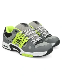 DC AT-2 Leather Shoes in Grey