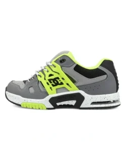DC AT-2 Leather Shoes in Grey