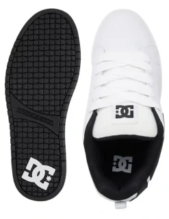 DC Court Graffik Black/White Shoes