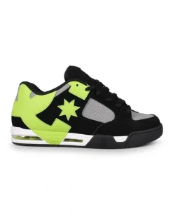 DC Dc Commad Skate Shoes in Black/Grey/Lime