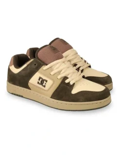 DC Manteca 4 S Skate Shoes in Olive/Tan